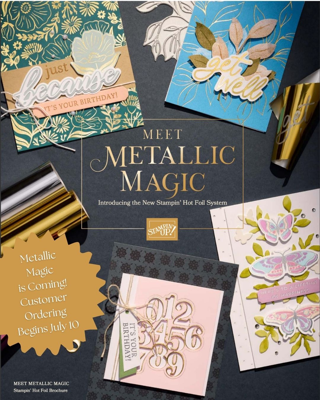 Metallic Magic Has Arrived! Introducing the NEW Stampin’ Up!® Stampin’ Hot Foil System
